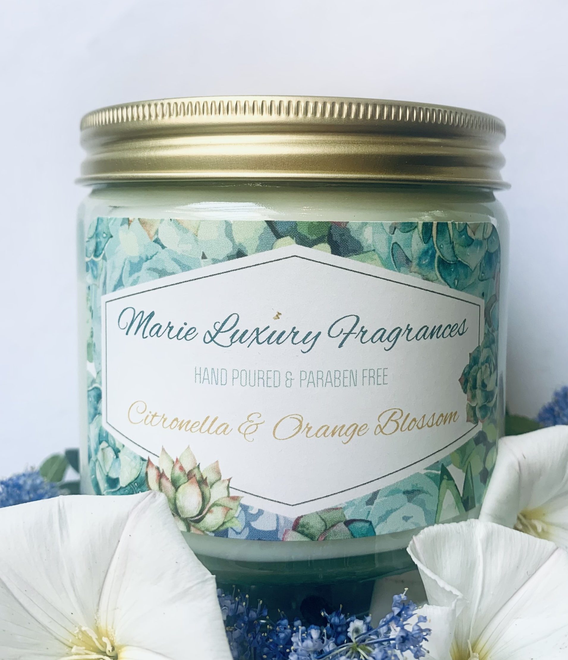 Citronella and Orange Blossom Candle